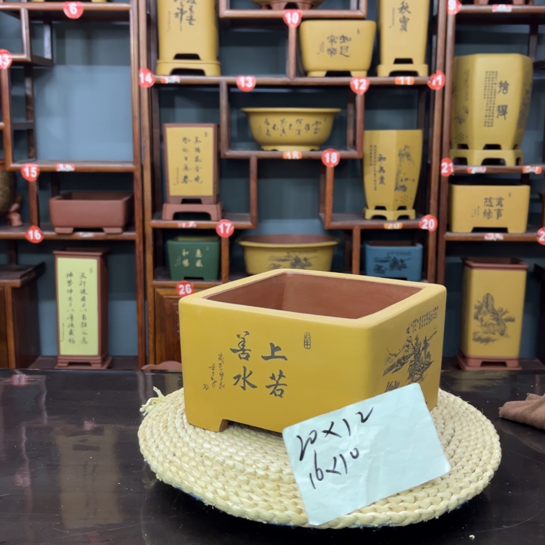 紫砂花盆紫砂花盆