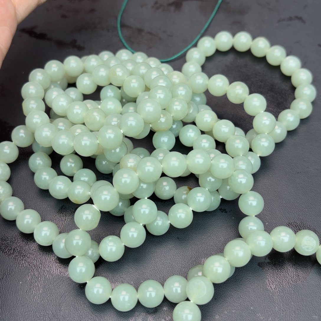 和田玉手链拍一发一多样性未镶嵌