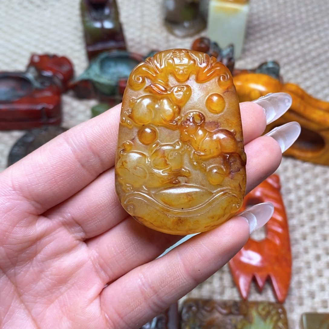 白玉菩提吊坠白玉菩提白玉菩提摆件