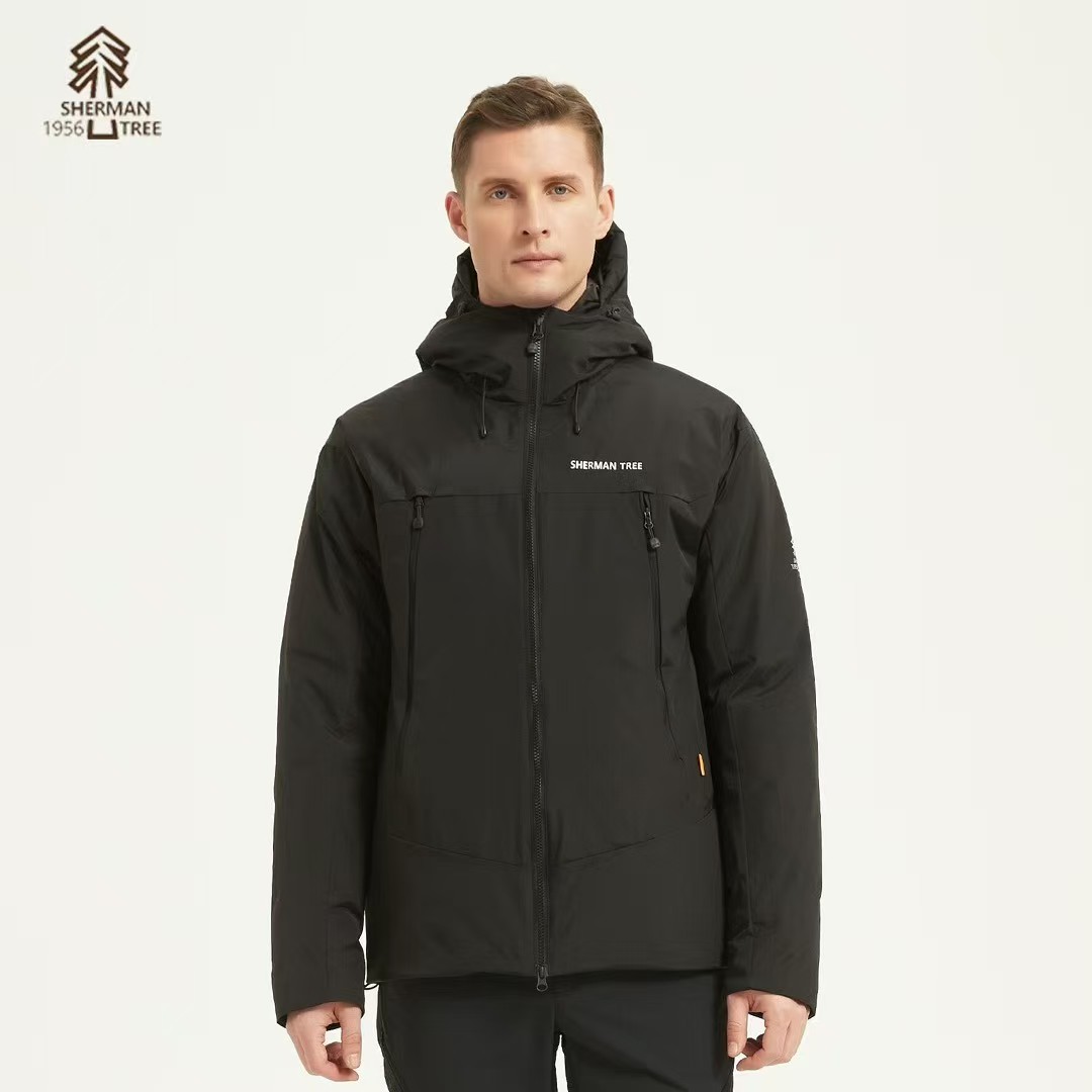 Harry Mouse 男款户外连帽加厚保暖外套---舍 羽