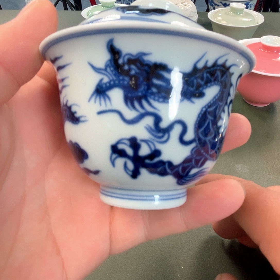 杯青花瓷器青花瓷器