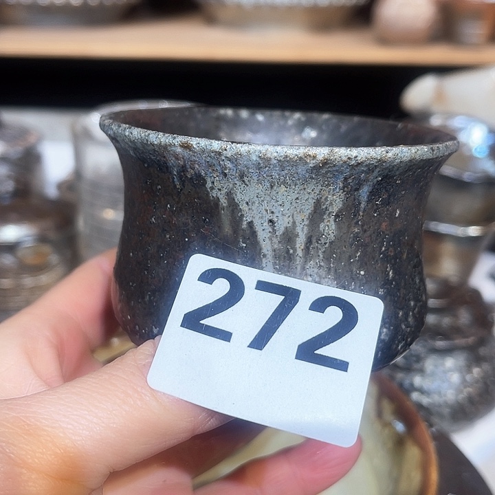 壶高温柴烧陶泥主人杯