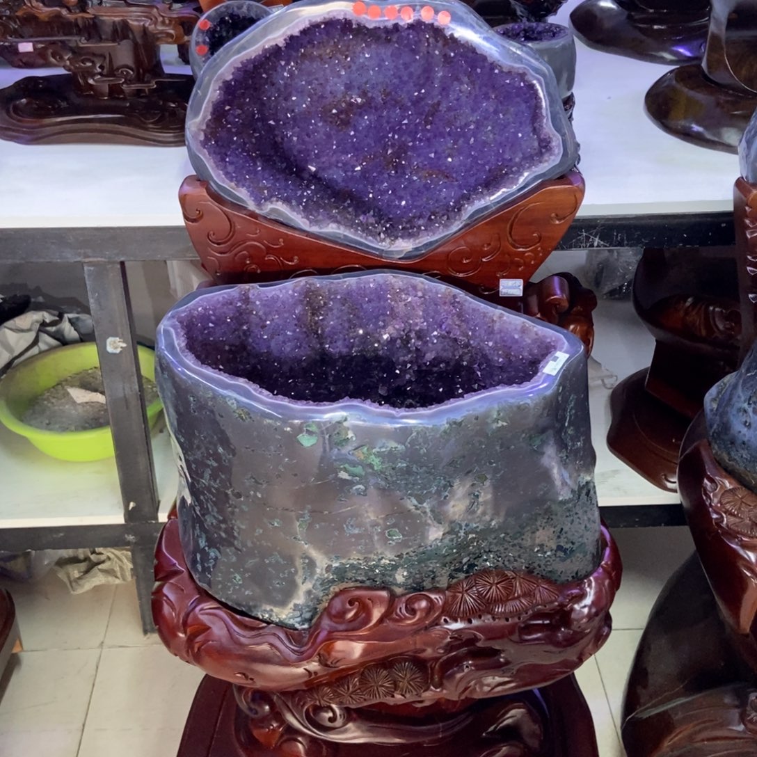 大型摆件（非配饰）未镶嵌紫晶潘