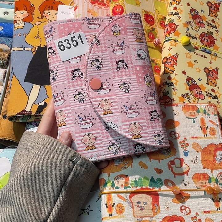 织绣a6活页加空白纸6351