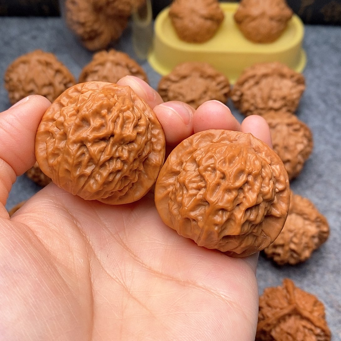 文玩核桃把件瓷娃娃40全品