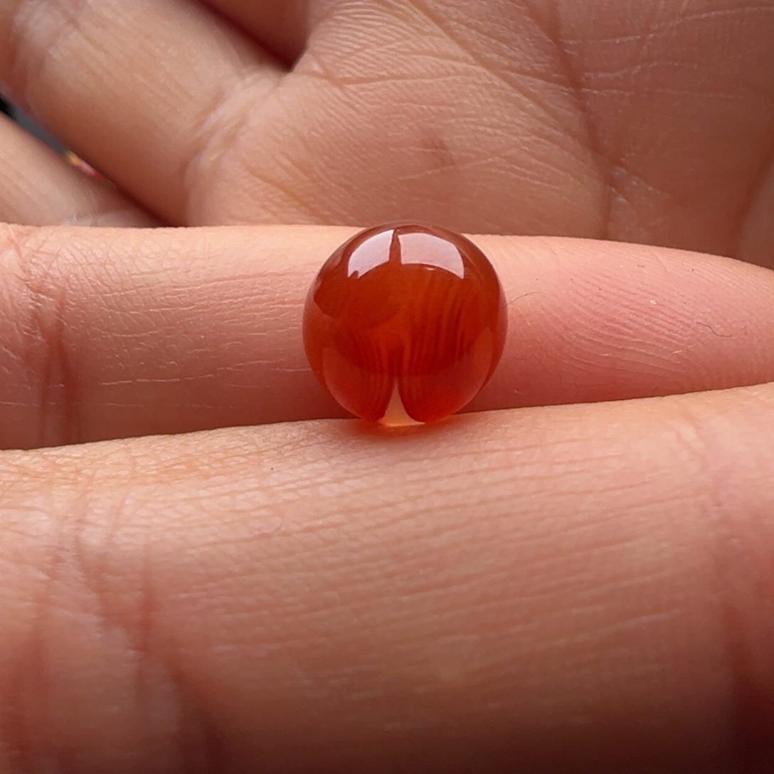 随***生南红玛瑙未镶嵌圆珠8.8