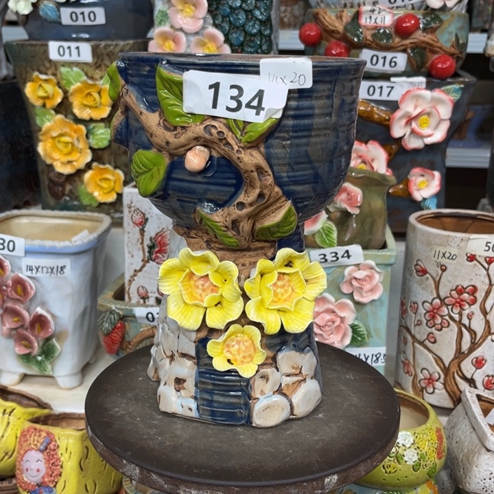 紫砂花盆粗陶材质多肉花盆