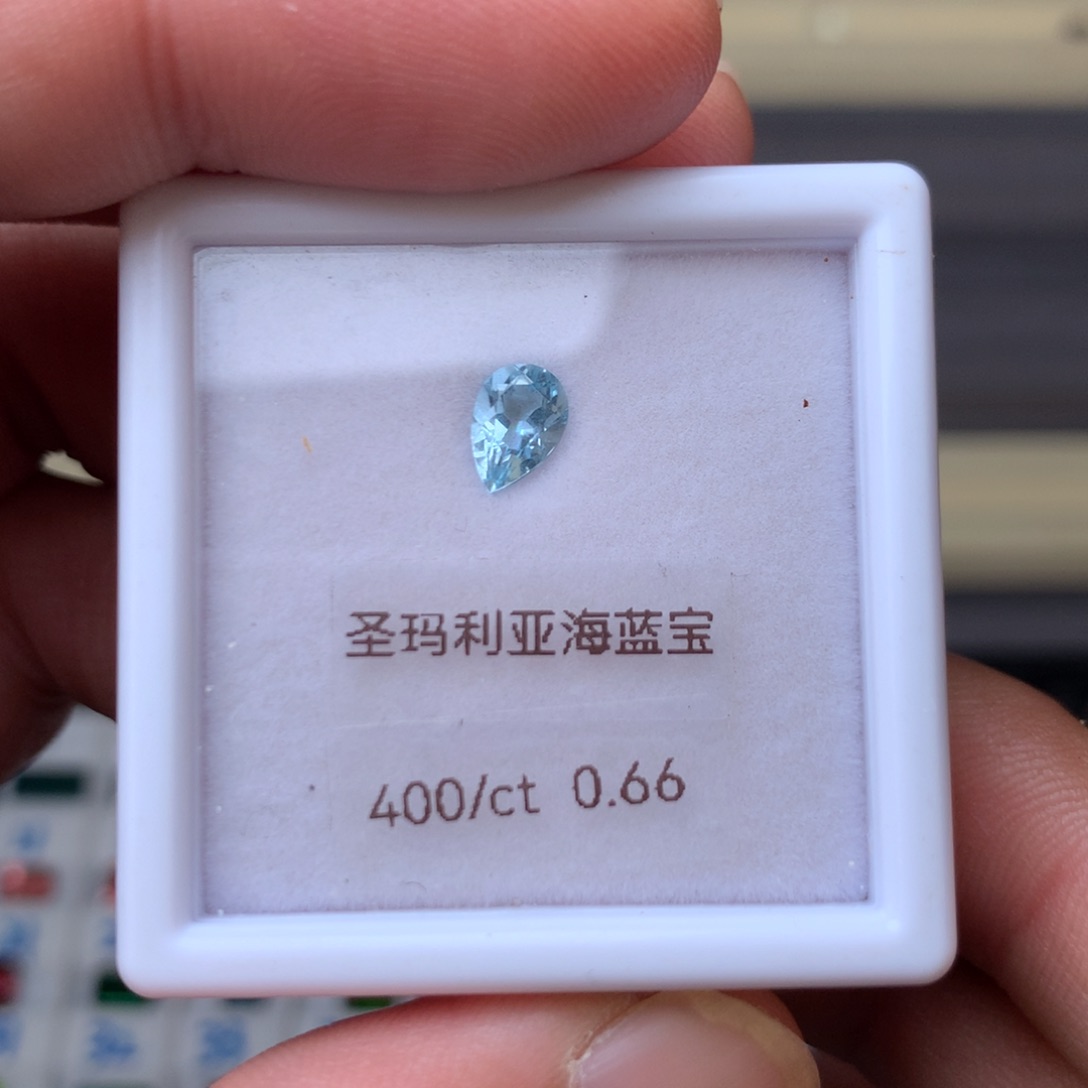 海蓝宝石裸石未镶嵌