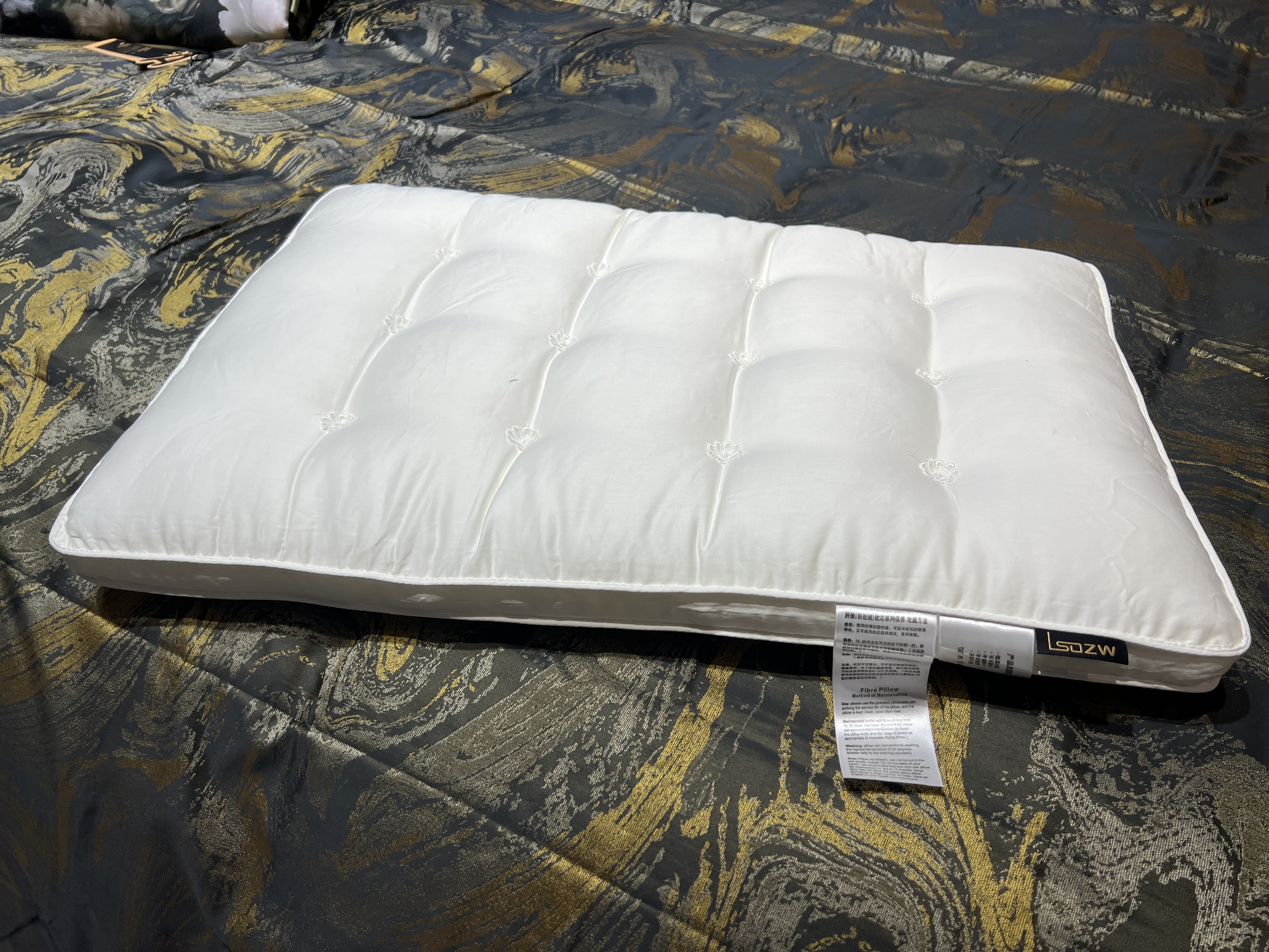 老宋精选-宠粉福利 外贸尾单 高品质全棉枕头一个 -1795