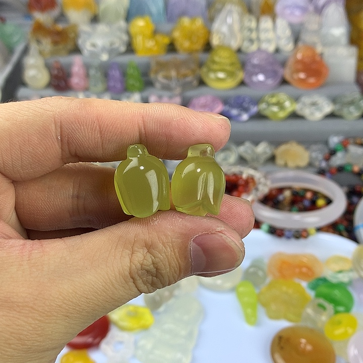 深***啡玛瑙/玉髓未镶嵌颈饰