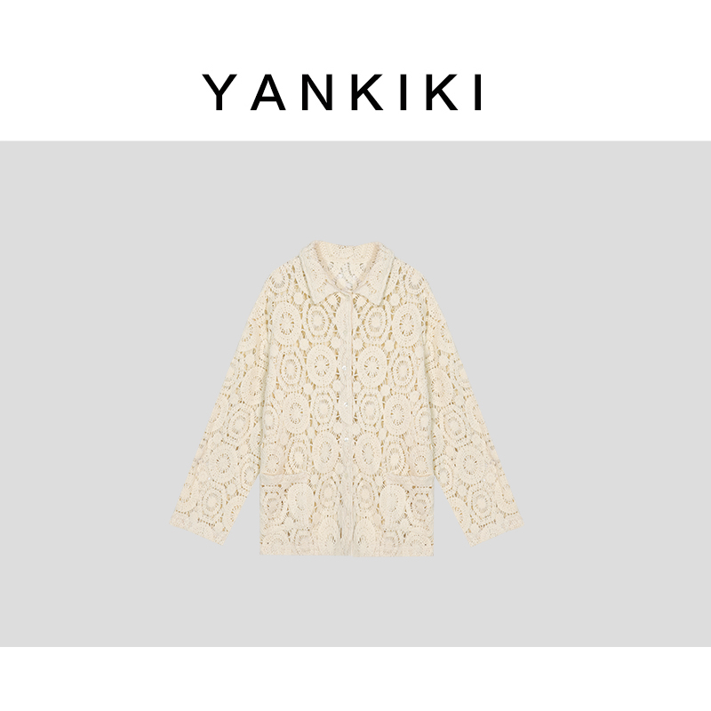 镂空针织外套  YANKIKI 2025春款NEW