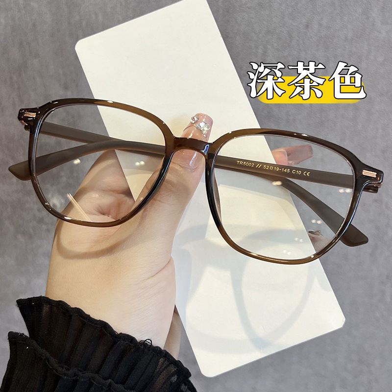 2025新款TR个性轻便眼镜复古多边形眼镜百搭文艺防蓝光可配度数
