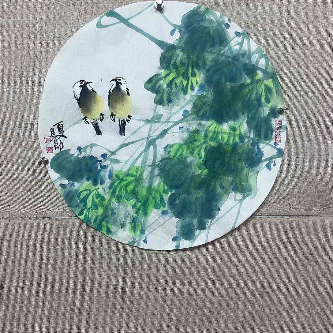 国画石建勋精品参展原作