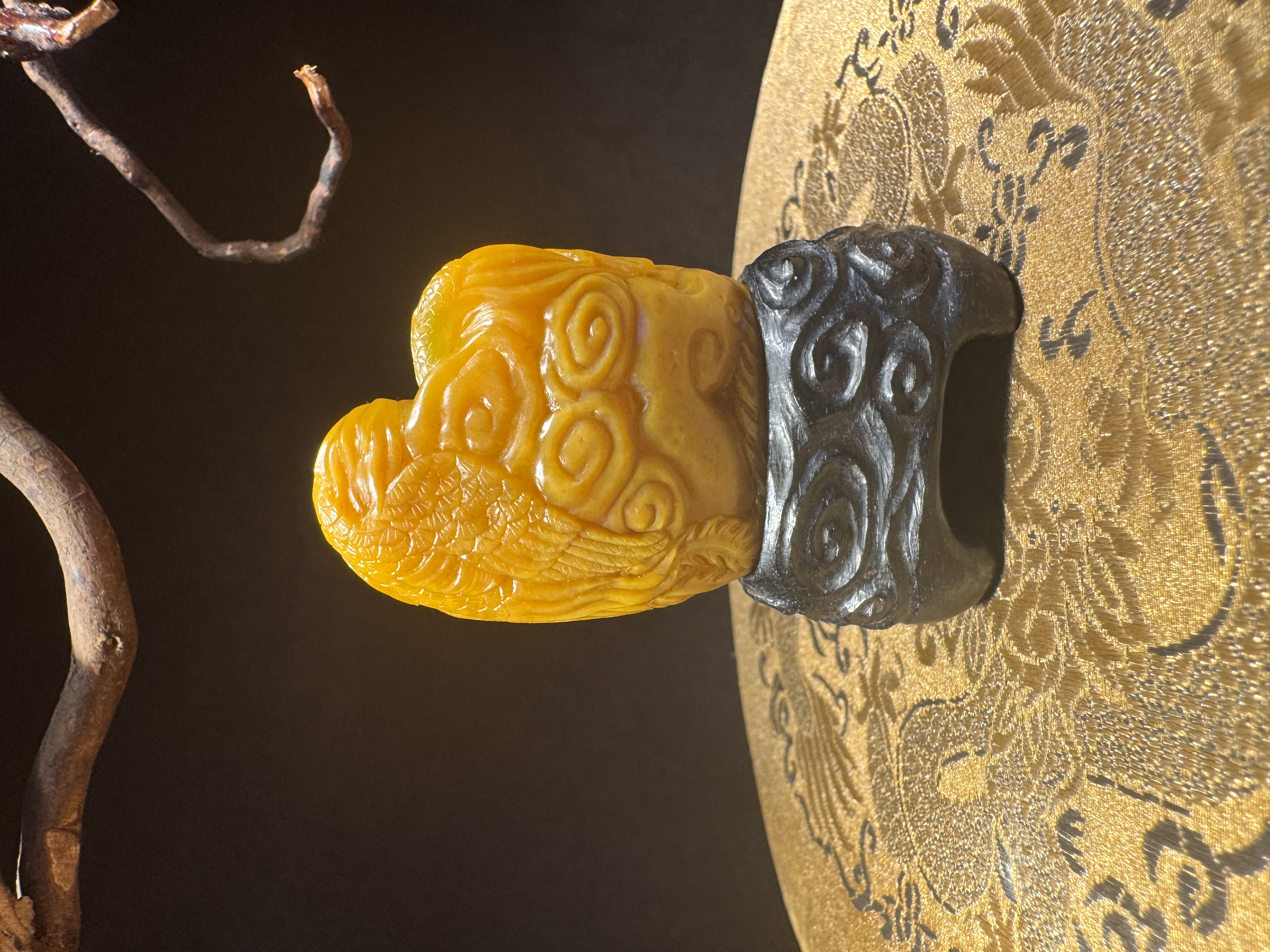 寿山田黄石小摆件