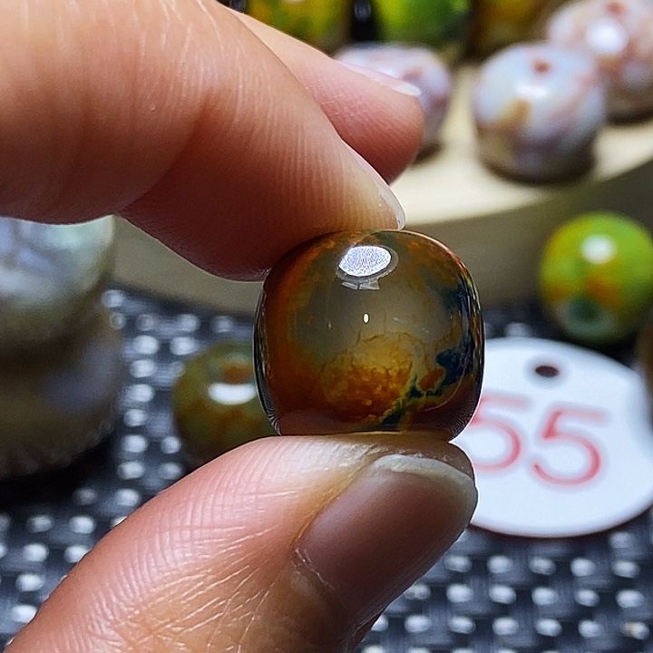 军***哥玛瑙/玉髓未镶嵌颈饰