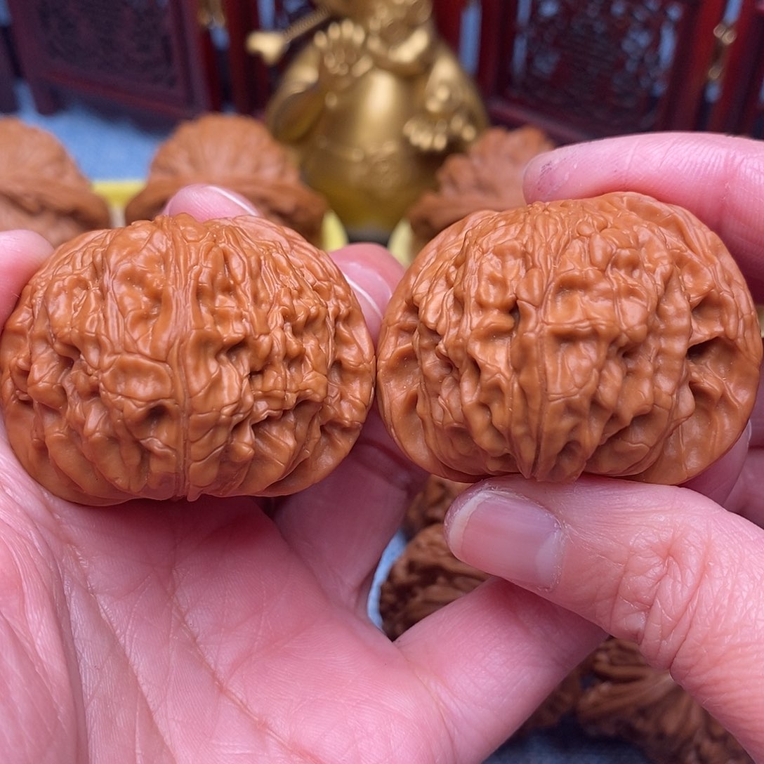 文玩核桃把件毕业全品山地正磨3