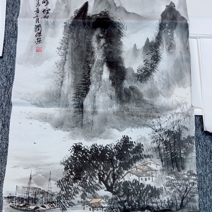 手绘作品今天下午放漏出