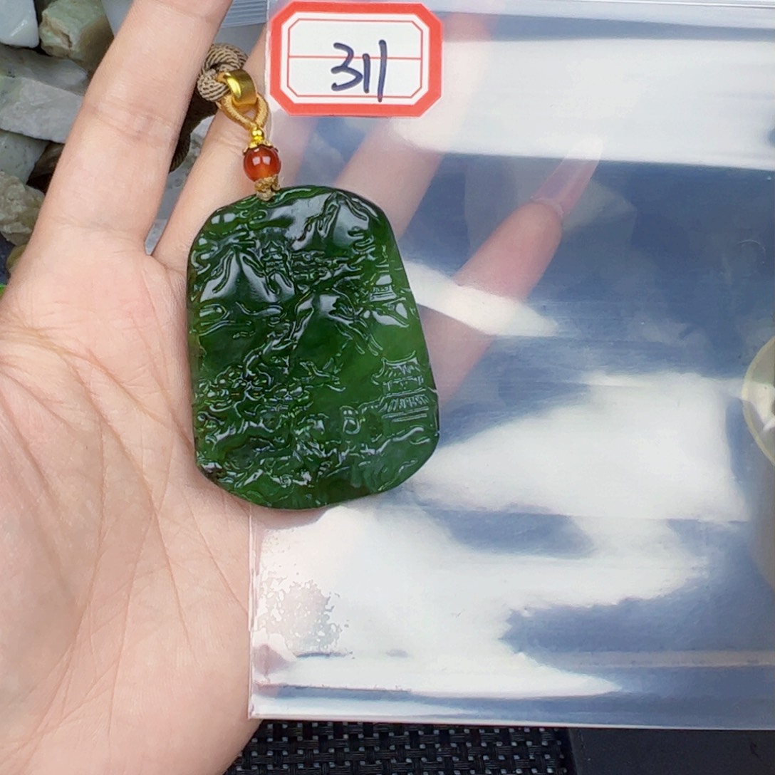 和田玉珠宝半成品未镶嵌