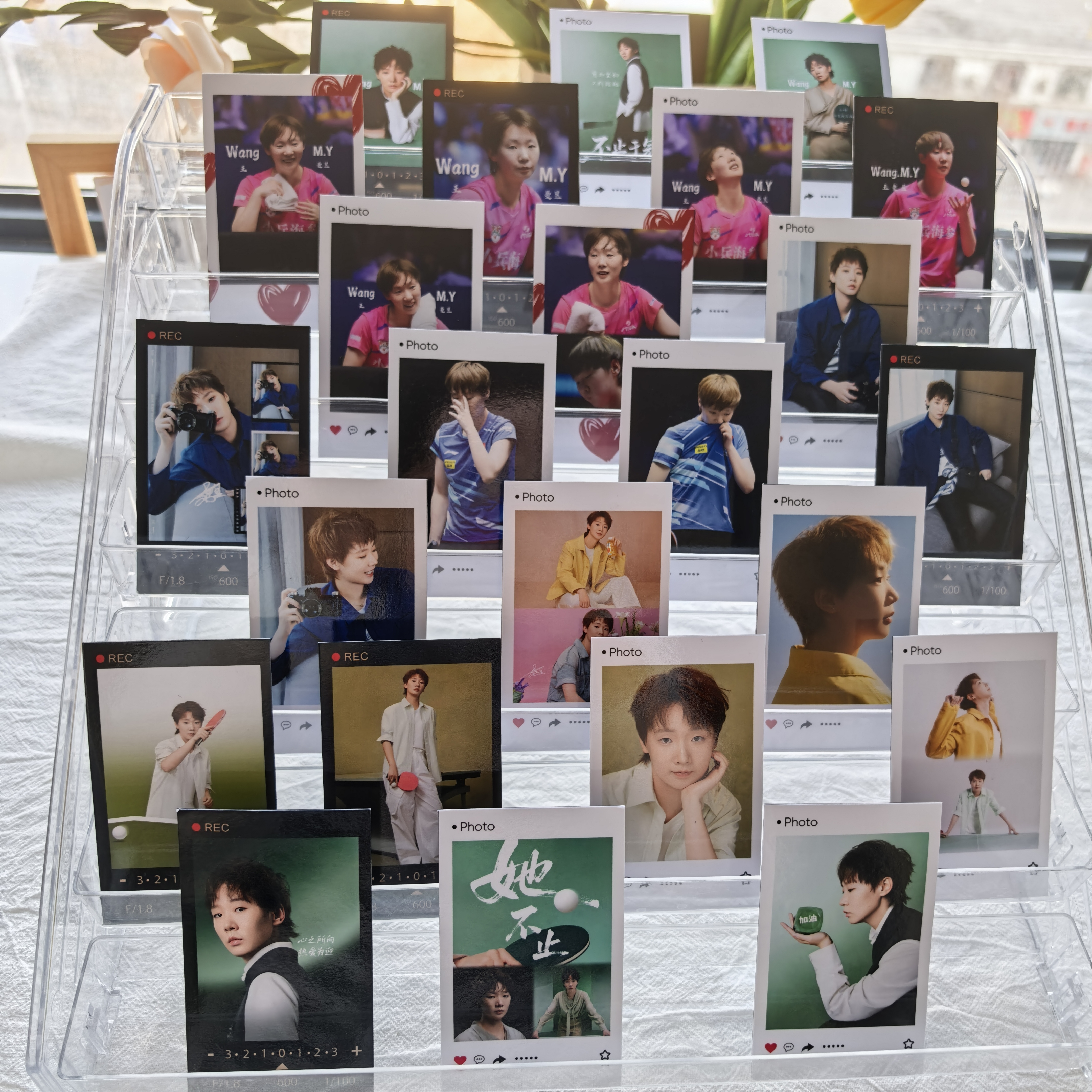 王曼昱拍立得磁吸冰箱贴创意精美周边粉丝应援收藏礼物