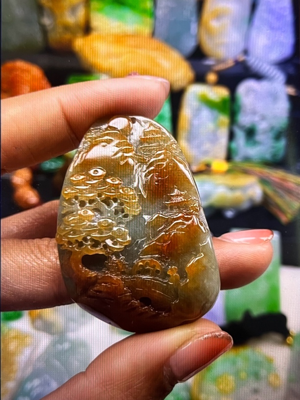 天然翡翠A货一物一证