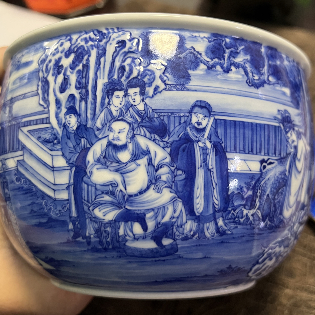 问工薪尽火传高端系列朱云折槛人物水洗