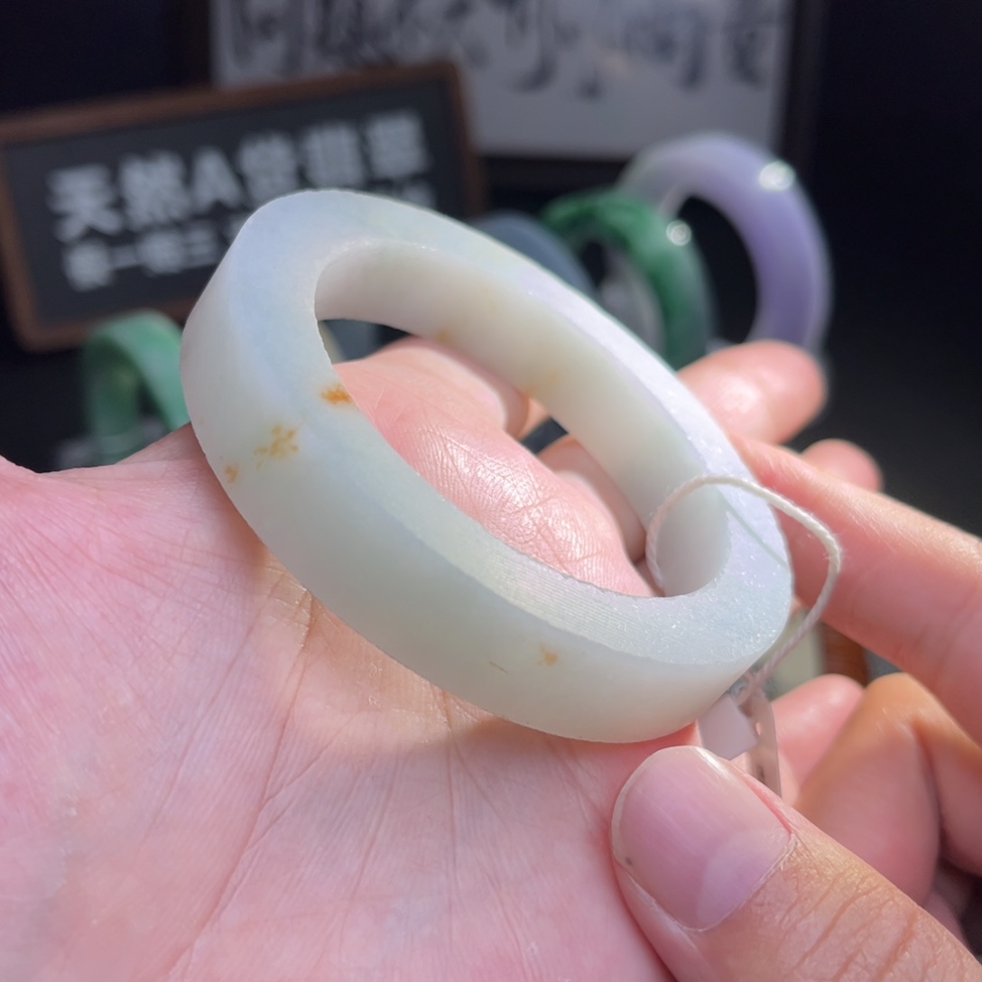 定制翡翠未镶嵌翡翠手镯定制特价款