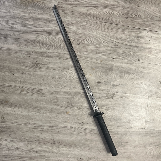 唐草纹 生锈条（瑕疵 介意勿拍）未开刃
