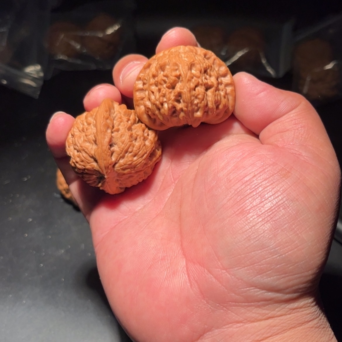 【闪购商品】陈****▲文玩核桃木制手把件