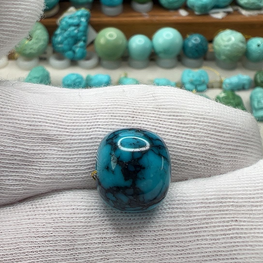 绿松石老型珠 未镶嵌