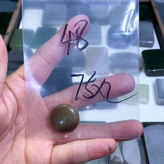 和田玉珠宝半成品未镶嵌厚**福