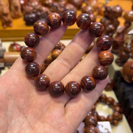 黄花梨/降香黄檀手串/手链黄花梨