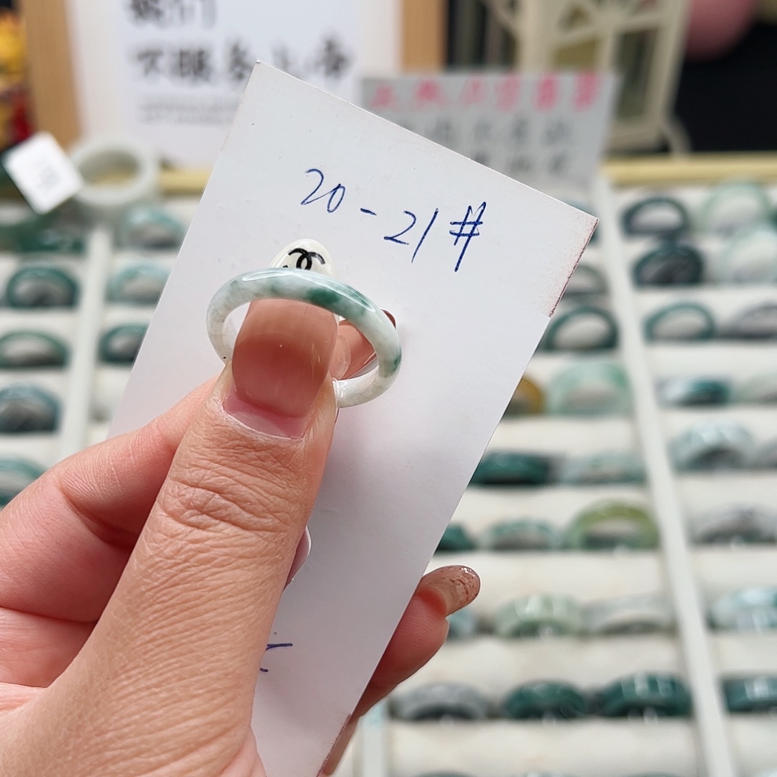 翡翠戒指未镶嵌戒指