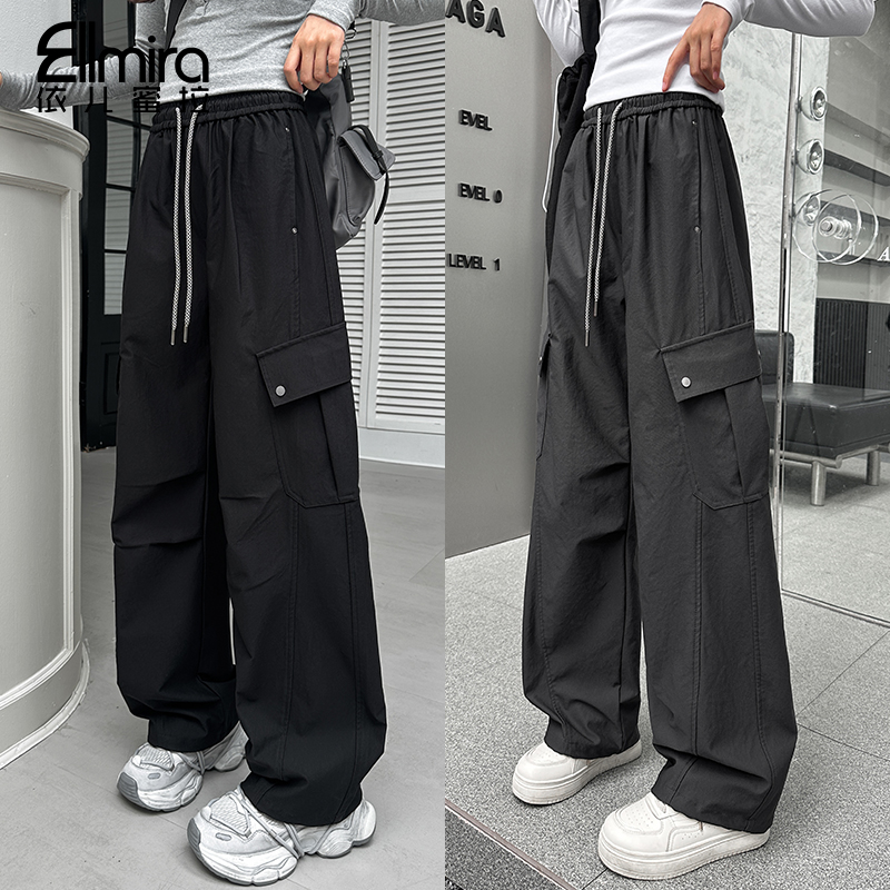 【现货】【原创】9461女童工装裤秋季儿童长裤运动两穿工装裤女童