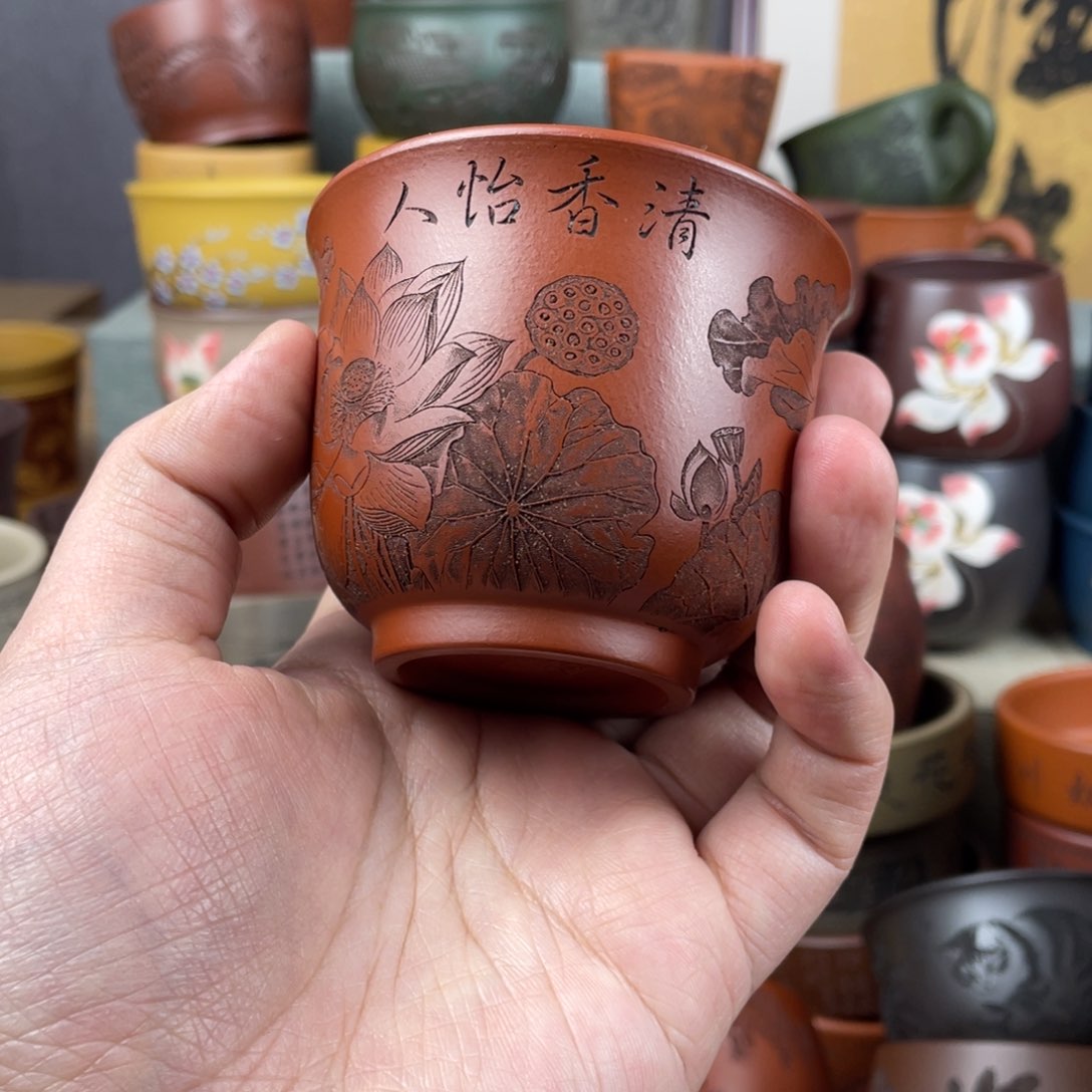 紫砂茶杯紫砂茶杯