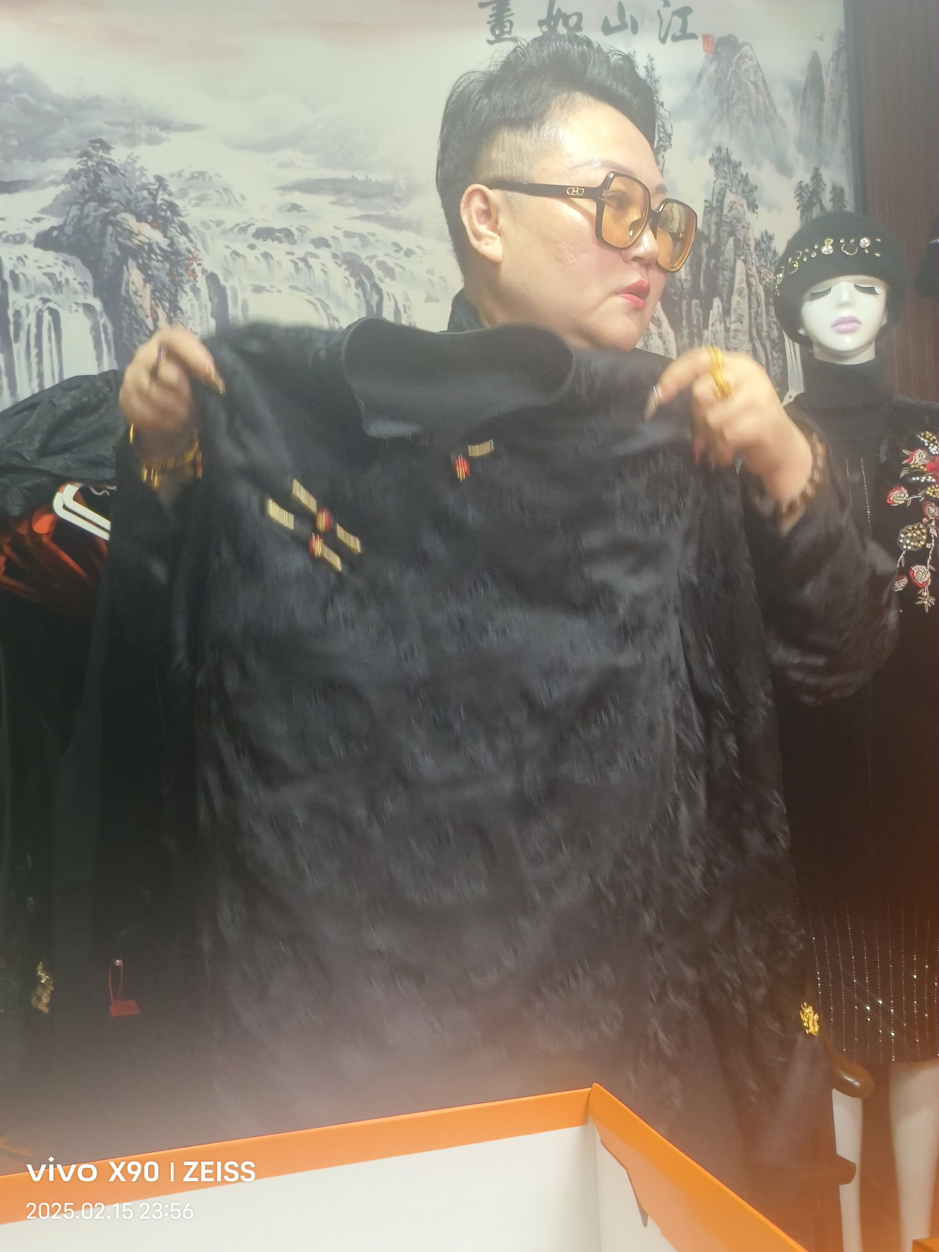 运动黑色长袖扎花毛衣毛针织衫植绒防水女厚款户外印花