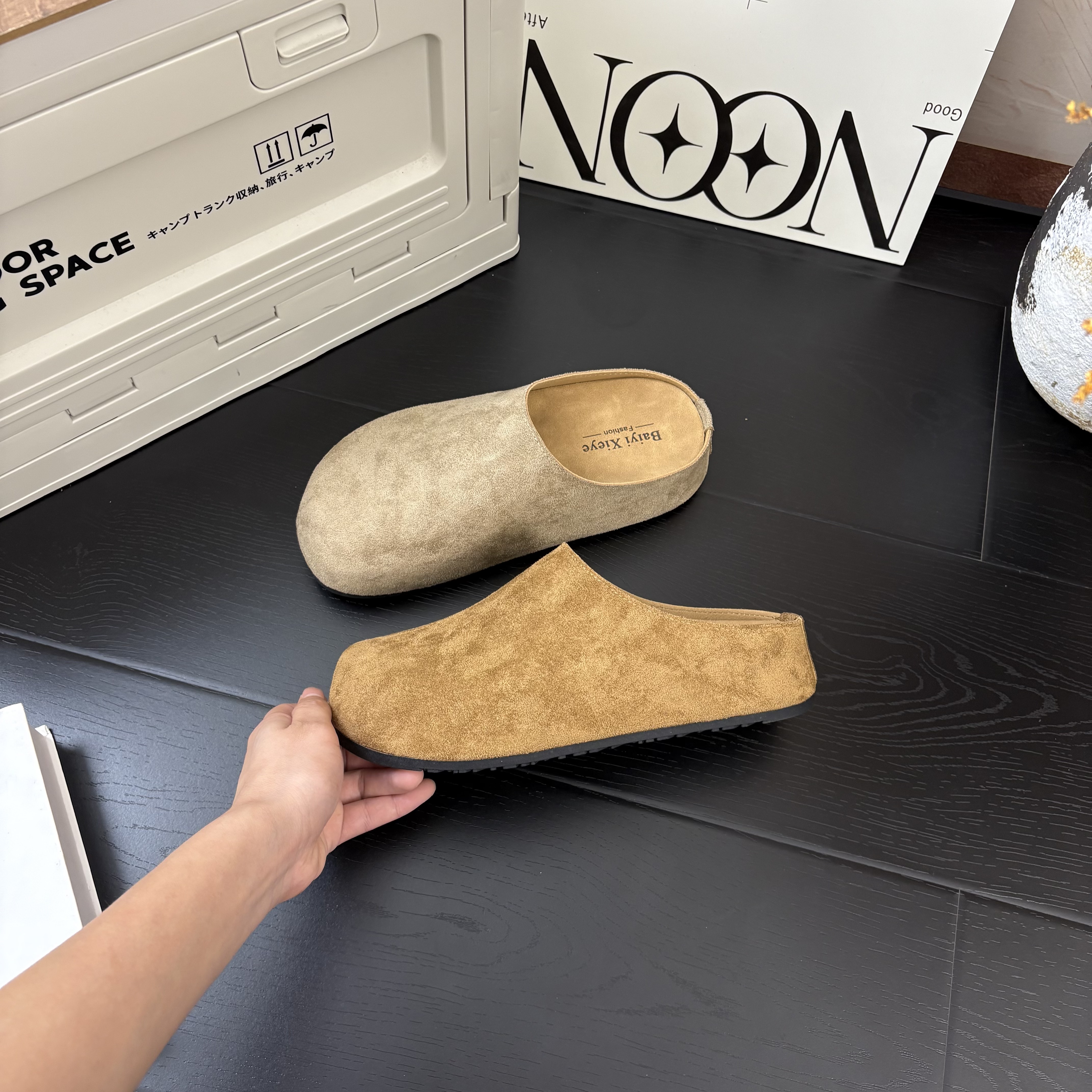 【三喜】‘5cm!!土豆’厚底韩版卡皮巴拉包头拖鞋秋季百搭休闲穆勒拖