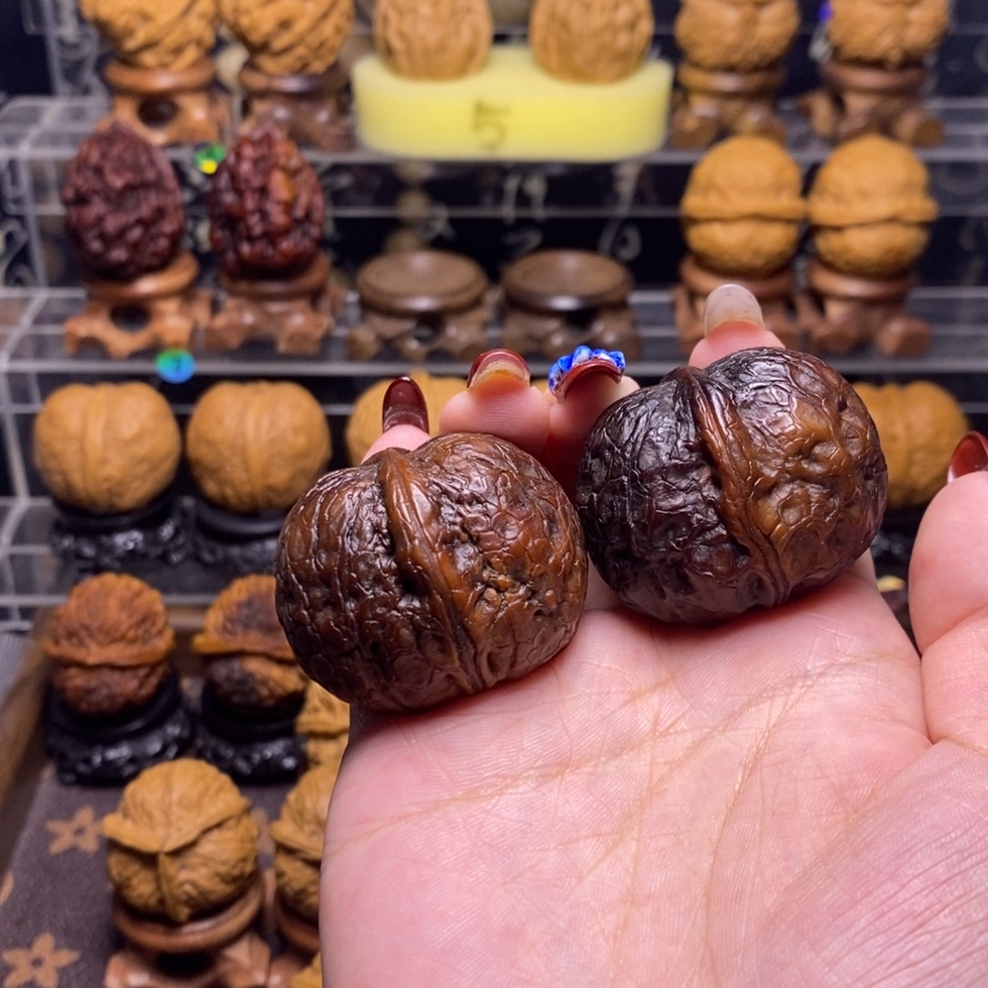 把件文玩核桃Z8七彩祥云40尺