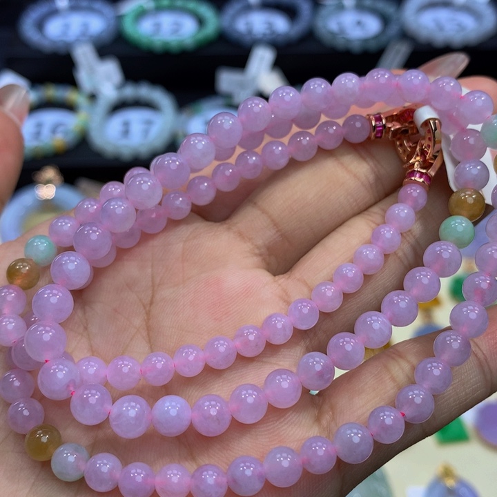 翡翠手链未镶嵌翡翠5-6