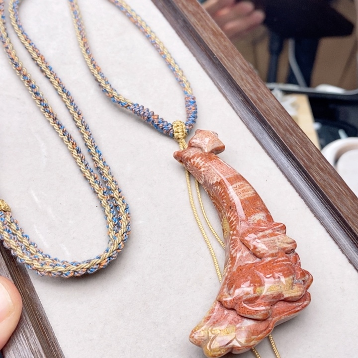 硅化珊瑚（珊瑚玉）手镯未镶嵌