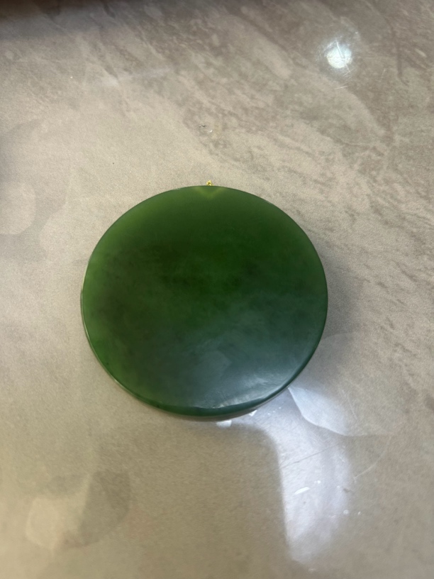 天然和田玉碧玉吊坠