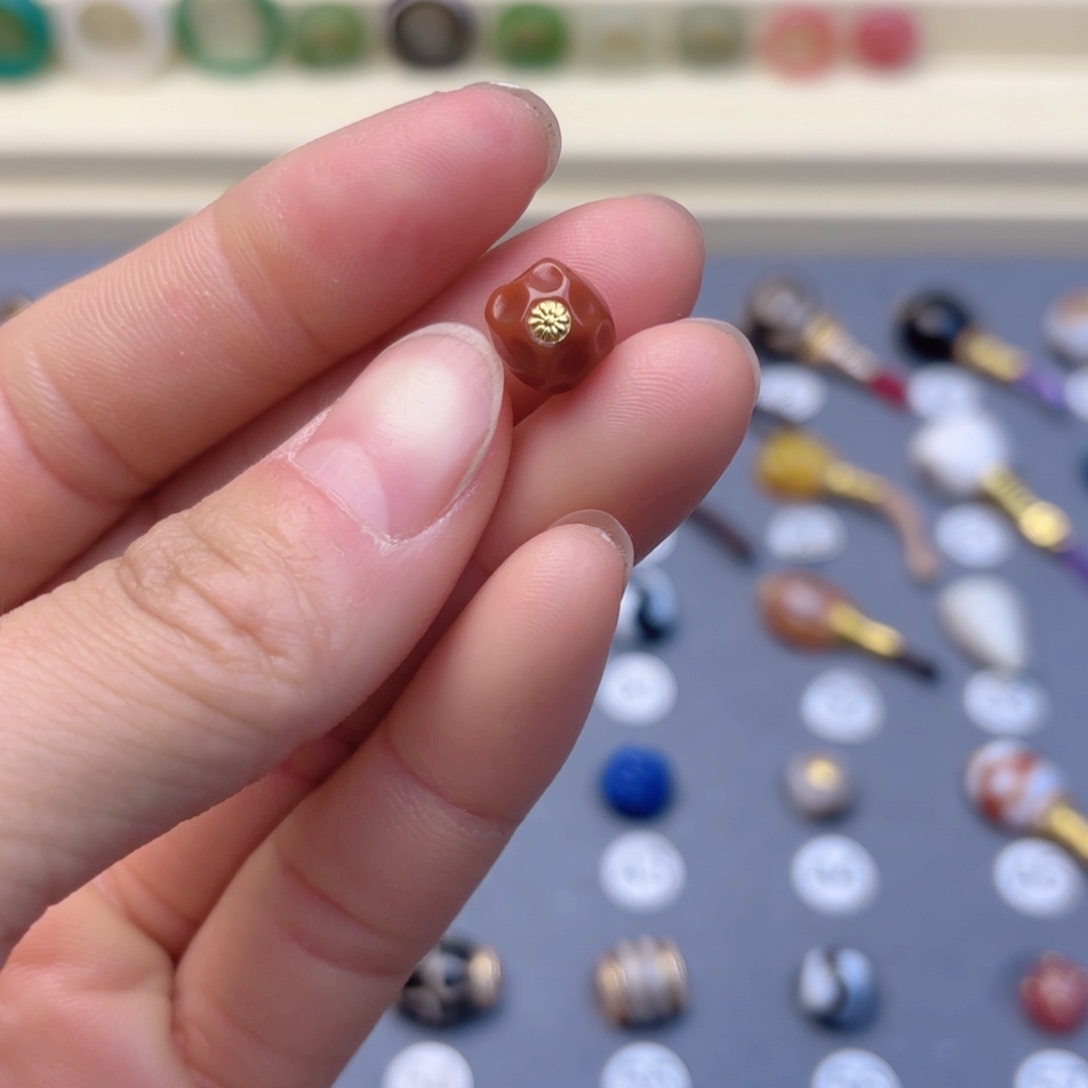 玛瑙/玉髓隔珠未镶嵌