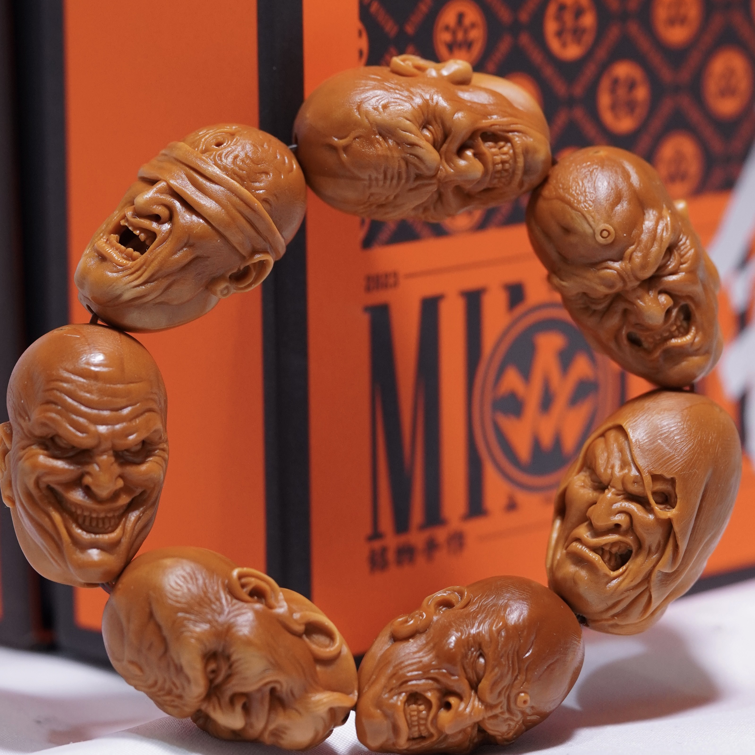 铭物出品：谢腾本工《七星恶汉》19mm选用精品老挝料