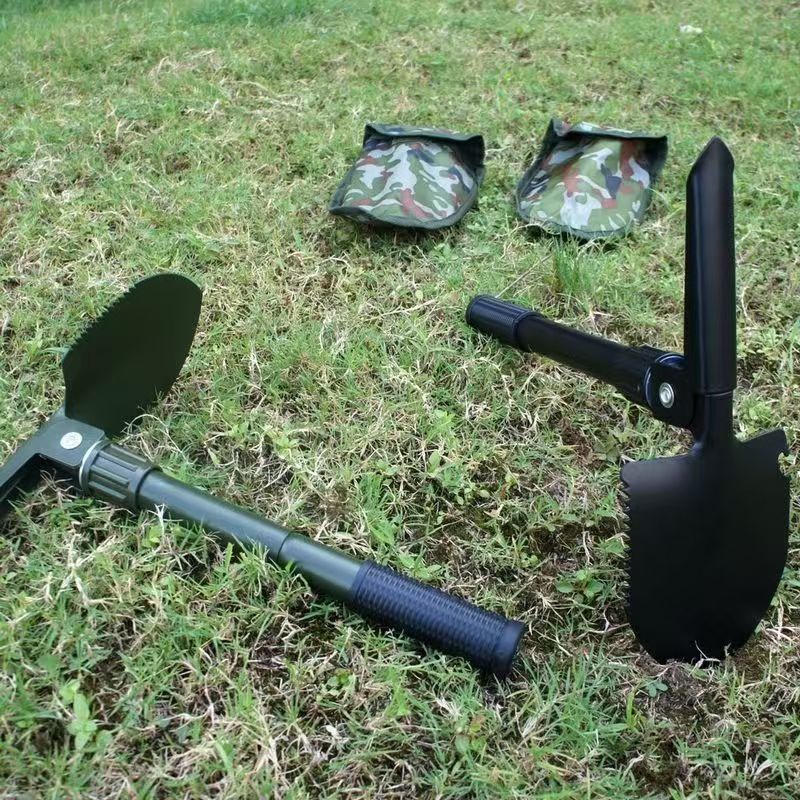 工兵铲锰钢铁锹多功能可折叠便携铲子种花种菜