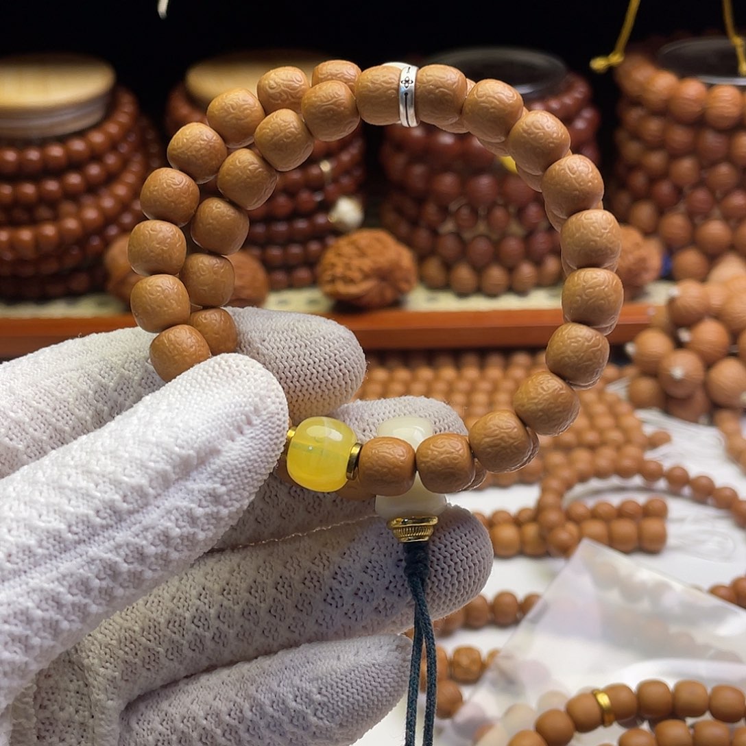 小****猴头核桃手串微瑕波澜