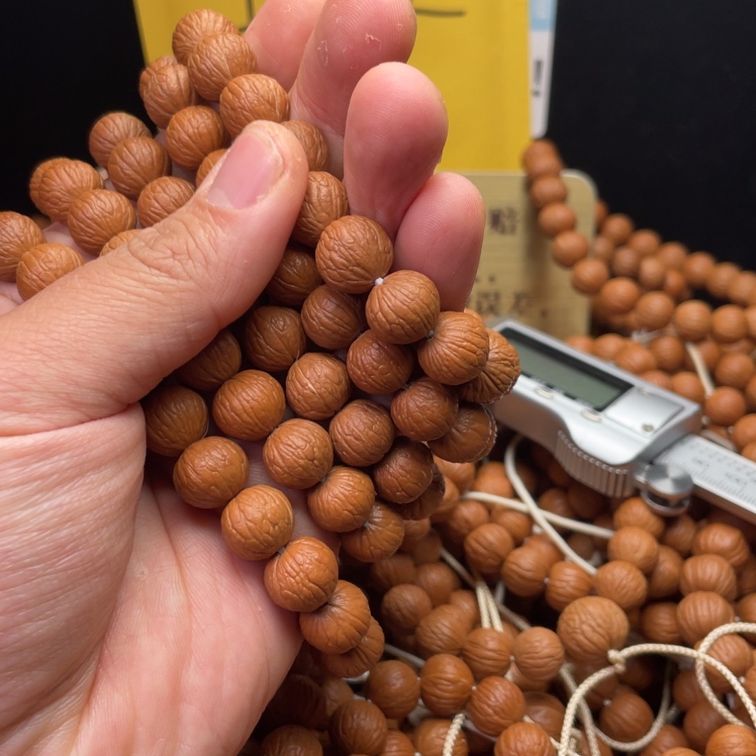 猴头核桃手串凤羽13