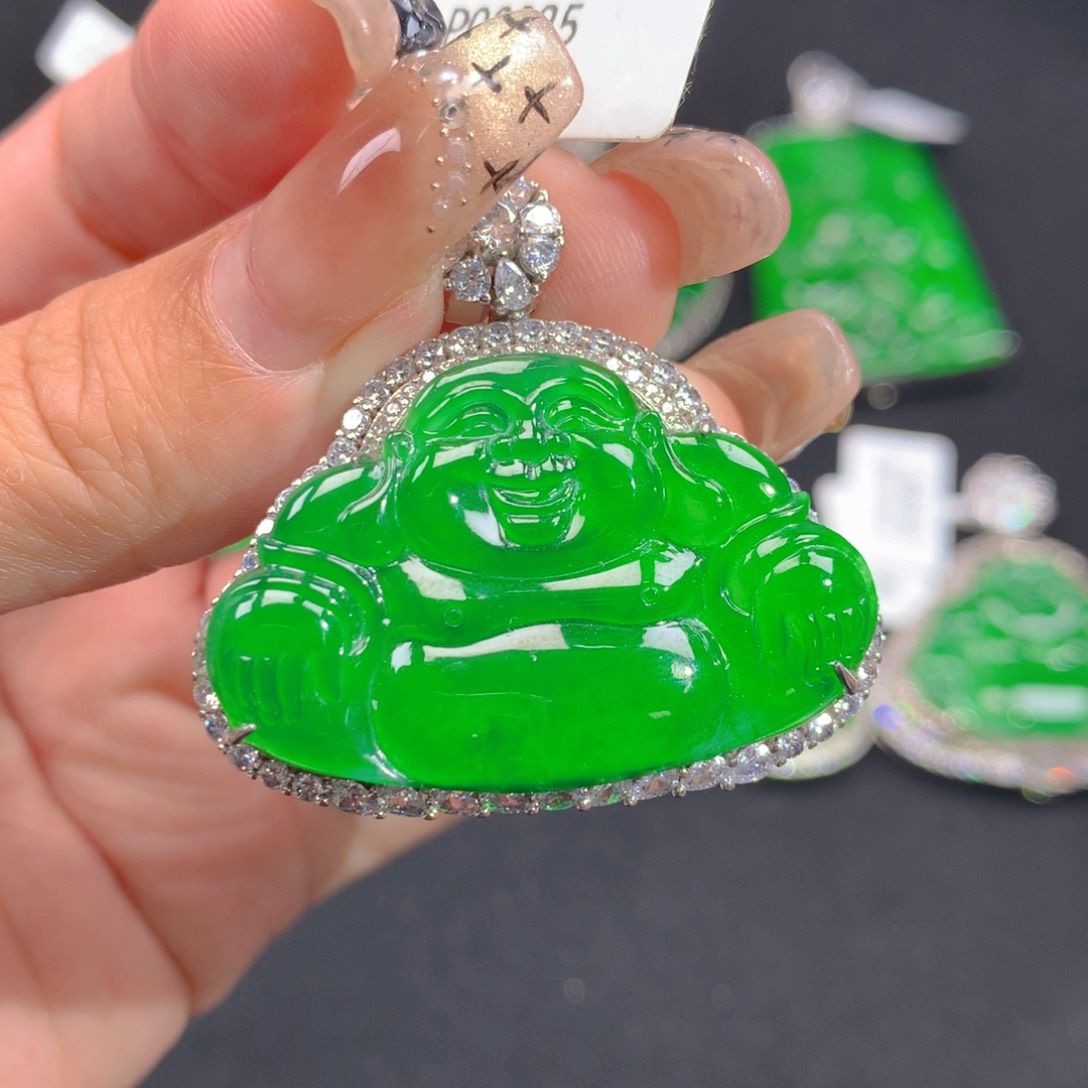 翡翠颈饰银S925镶嵌11111111111