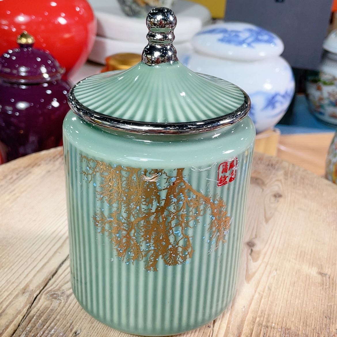 【闪购商品】罐陶瓷茶叶罐密封罐