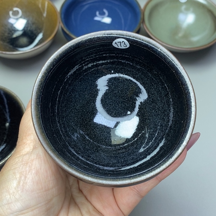 茶盏建窑建盏磨底柴烧主人杯微瑕