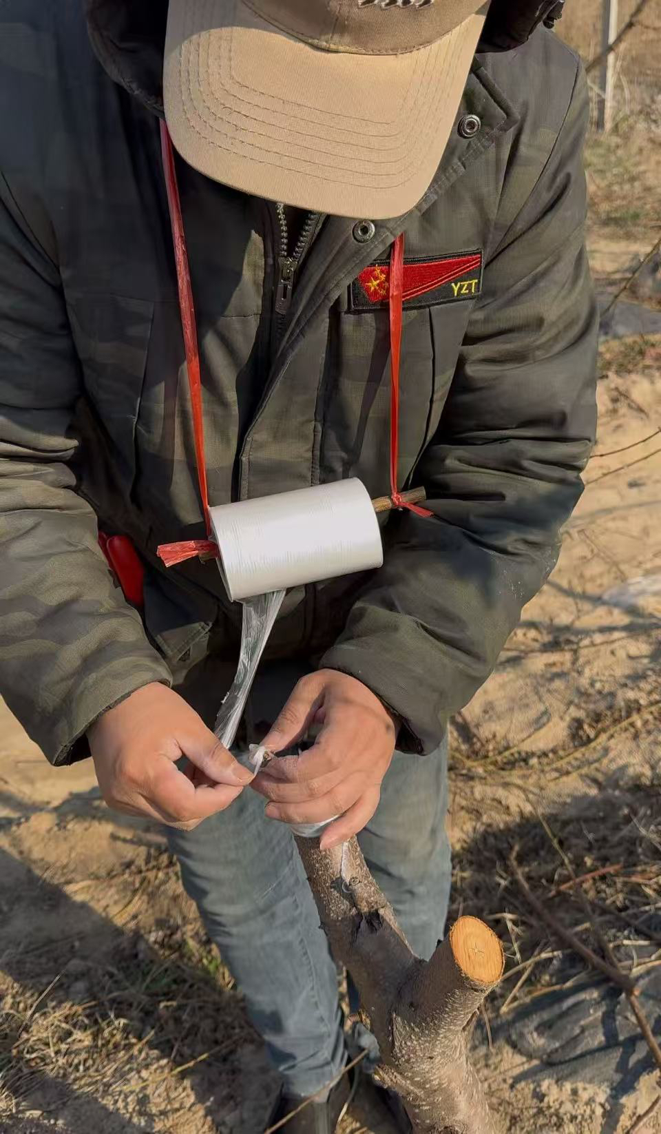 2卷12公分长白色嫁接膜