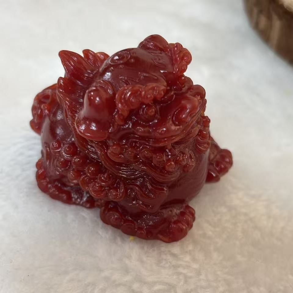 【大美推荐】 红色貔貅吊坠